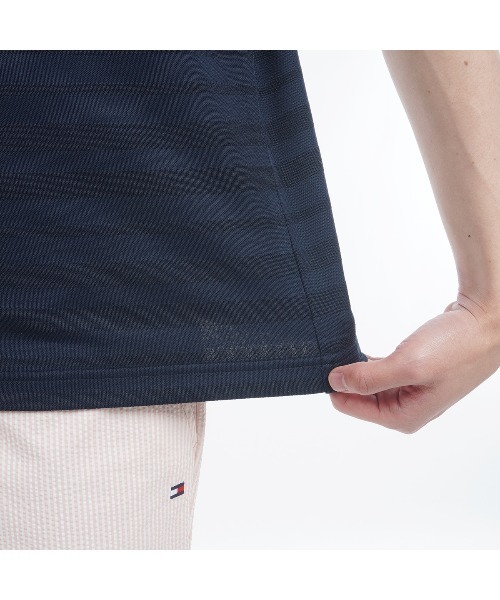TOMMY HILFIGER GOLF（トミー ヒルフィガー ゴルフ）の「ﾌﾛﾝﾄﾛｺﾞ 半袖ﾓｯｸﾈｯｸｼｬﾂ（その他トップス・メンズ・ホワイト/ピンク/ネイビー/サックスブルー・L/M/LL/3L）」の8枚目の写真
