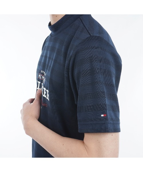 TOMMY HILFIGER GOLF（トミー ヒルフィガー ゴルフ）の「ﾌﾛﾝﾄﾛｺﾞ 半袖ﾓｯｸﾈｯｸｼｬﾂ（その他トップス・メンズ・ホワイト/ピンク/ネイビー/サックスブルー・L/M/LL/3L）」の10枚目の写真