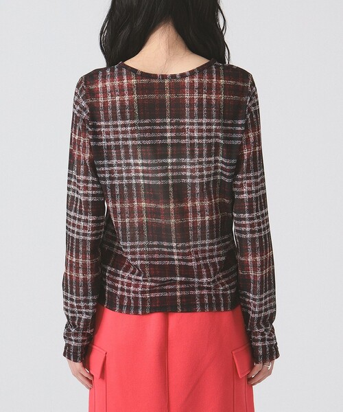 Ray BEAMS(レイビームス)の「シアー プリント クルーネック Tシャツ(Tシャツ/カットソー・レディース・チェック/レオパード・ONE SIZE)」の17枚目の写真