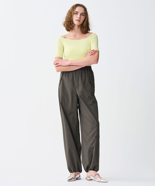 【新品】uncrave リネンニット オフショルトップス uncrave ニット セーター リネンニット オフショルトップス