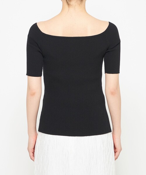 【新品】uncrave リネンニット オフショルトップス uncrave ニット セーター リネンニット オフショルトップス