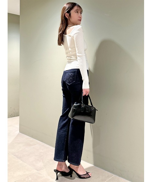 新品タグ付きSNIDEL ORGANICSブーツカットデニム 00サイズあり】ORGANICSブーツカットデニム(デニム)｜パンツ