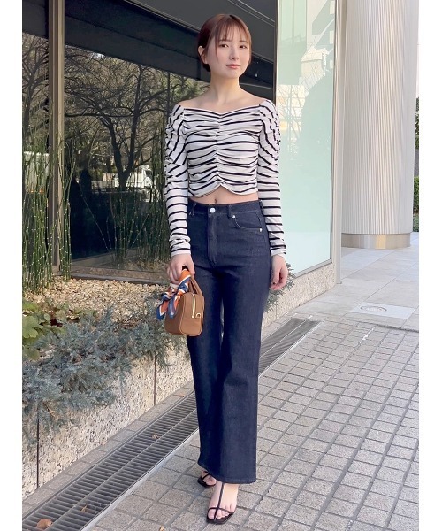 セール】【00サイズあり】ORGANICSブーツカットデニム（デニム