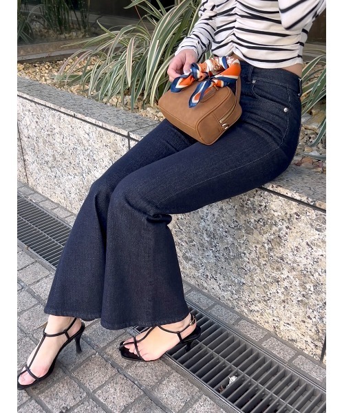 セール】【00サイズあり】ORGANICSブーツカットデニム（デニム