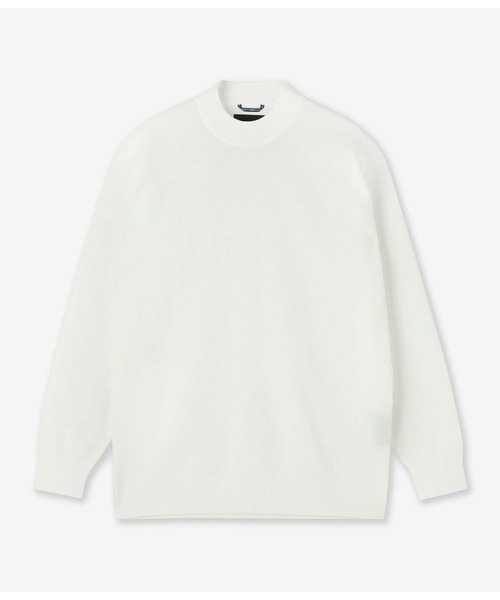 junhashimoto(ジュンハシモト)の「14GG SEED STITCH MOC(ニット/セーター・メンズ・ホワイト/グリーン/ブラック/グレイッシュブルー・4/3/5)」の2枚目の写真