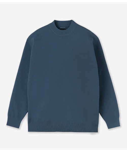 junhashimoto(ジュンハシモト)の「14GG SEED STITCH MOC(ニット/セーター・メンズ・ホワイト/グリーン/ブラック/グレイッシュブルー・4/3/5)」の4枚目の写真