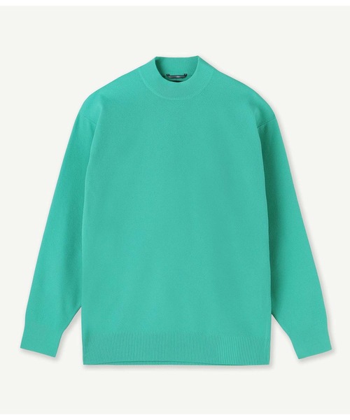 junhashimoto(ジュンハシモト)の「14GG SEED STITCH MOC(ニット/セーター・メンズ・ホワイト/グリーン/ブラック/グレイッシュブルー・4/3/5)」の1枚目の写真