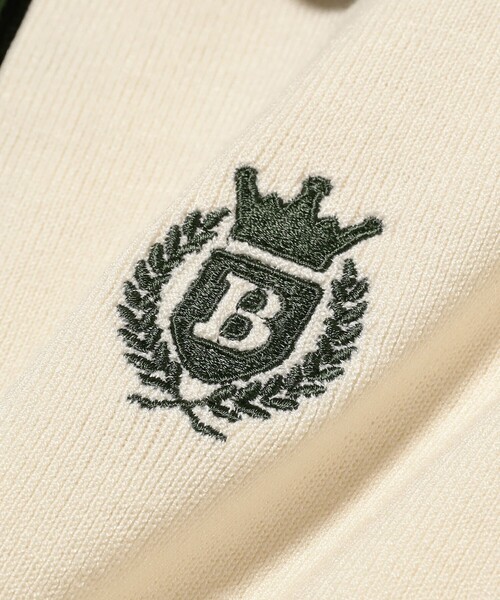 B:MING by BEAMS（ビーミングバイビームス）の「刺繍 ニット ポロシャツ 25SS（ポロシャツ・レディース・ホワイト系その他5/ネイビー・ONE SIZE）」の8枚目の写真