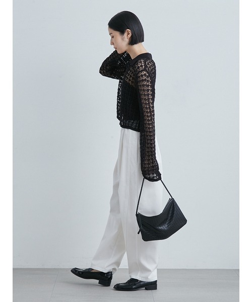 WOVEN LETHER BAG（ハンドバッグ）｜MIESROHE  