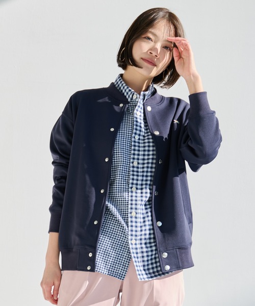 Arnold Palmer(アーノルドパーマー)の「シェア ミラノリブポンチ ブルゾン(ブルゾン・レディース・アイボリー/ネイビー/ベージュ・LL/L/M/S/XS)」の6枚目の写真