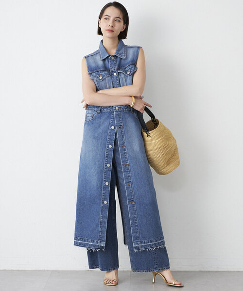 【完売】Whim Gazetteウィムガゼット　DENIMワンピース DENIMワンピース（ワンピース）｜Whim Gazette（ウィムガゼット
