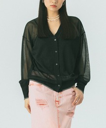 SHEER V CARDIGAN