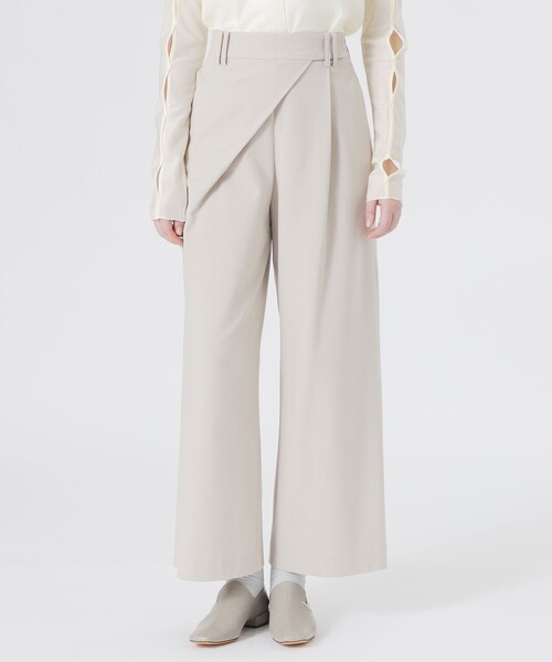 【25SS 新作】ラップワイドパンツ