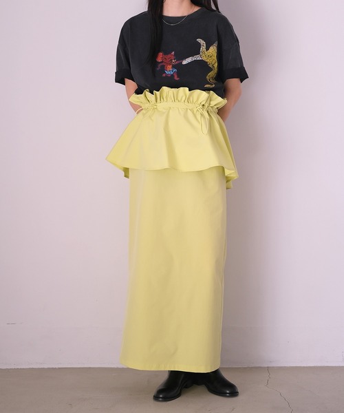 AKTE（アクテ）の「トム＆ジェリーTシャツ（Tシャツ/カットソー・レディース・ホワイト/ブラック・FREE）」の14枚目の写真