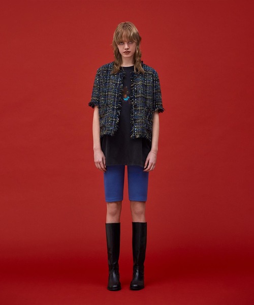 AKTE（アクテ）の「トム＆ジェリーTシャツ（Tシャツ/カットソー・レディース・ホワイト/ブラック・FREE）」の21枚目の写真