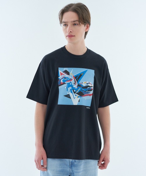 ESTNATION（エストネーション）の「ESTNATION / DELTA プリントショートスリーブTシャツ（Tシャツ/カットソー・メンズ・ホワイト/ブラック/アイボリー・MEDIUM/LARGE/SMALL/X-LARGE）」の14枚目の写真