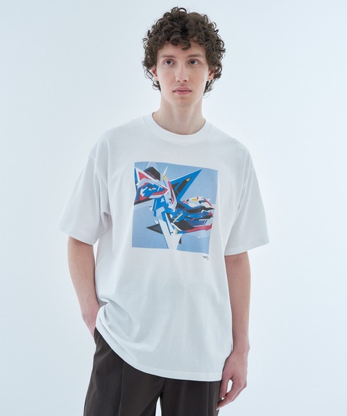 ESTNATION（エストネーション）の「ESTNATION / DELTA プリントショートスリーブTシャツ（Tシャツ/カットソー・メンズ・ホワイト/ブラック/アイボリー・MEDIUM/LARGE/SMALL/X-LARGE）」の20枚目の写真