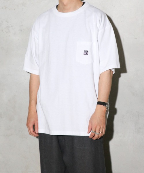 GUNG HO / ガンホー WORKERS POCKET SS TEE ワンポイント ロゴ