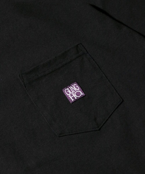 GUNG HO(ガンホー)の「GUNG HO / ガンホー WORKERS POCKET SS TEE ワンポイント ロゴ ポケットTシャツ 半袖Tシャツ(Tシャツ/カットソー・メンズ・ホワイト/ブラック/オリーブ・X-LARGE/MEDIUM/LARGE/SMALL)」の13枚目の写真