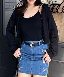 ROYAL PARTY | ウォッシャブルニットキャミソール(キャミソール)