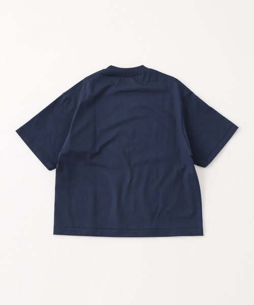Kaptain Sunshine（キャプテン サンシャイン）の「KAPTAIN SUNSHINE / キャプテンサンシャイン Suvin Supima チューブTシャツ（Tシャツ/カットソー・メンズ・ネイビー/ブラック/ホワイト・38/36）」の4枚目の写真