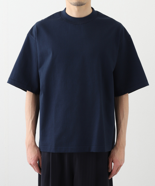 Kaptain Sunshine（キャプテン サンシャイン）の「KAPTAIN SUNSHINE / キャプテンサンシャイン Suvin Supima チューブTシャツ（Tシャツ/カットソー・メンズ・ネイビー/ブラック/ホワイト・38/36）」の8枚目の写真