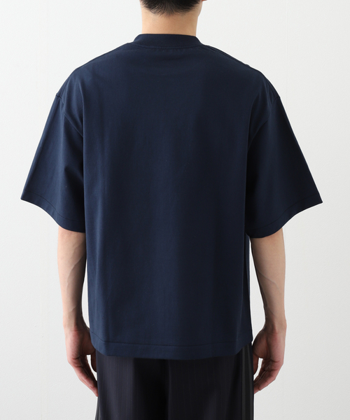 Kaptain Sunshine（キャプテン サンシャイン）の「KAPTAIN SUNSHINE / キャプテンサンシャイン Suvin Supima チューブTシャツ（Tシャツ/カットソー・メンズ・ネイビー/ブラック/ホワイト・38/36）」の10枚目の写真