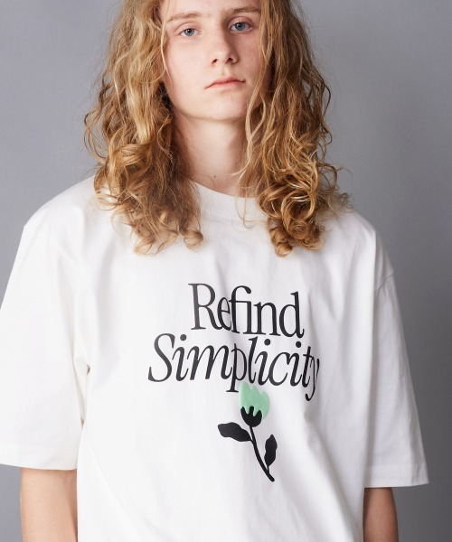 rehacer(レアセル)の「rehacer : Re-find Relax Fit T-shirt / リファインド リラックスフィットTシャツ(Tシャツ/カットソー・メンズ・ブラック/ホワイト・SMALL/MEDIUM/LARGE/X-LARGE)」の2枚目の写真