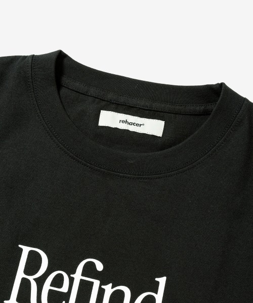 rehacer(レアセル)の「rehacer : Re-find Relax Fit T-shirt / リファインド リラックスフィットTシャツ(Tシャツ/カットソー・メンズ・ブラック/ホワイト・SMALL/MEDIUM/LARGE/X-LARGE)」の12枚目の写真