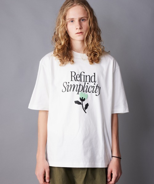 rehacer(レアセル)の「rehacer : Re-find Relax Fit T-shirt / リファインド リラックスフィットTシャツ(Tシャツ/カットソー・メンズ・ブラック/ホワイト・SMALL/MEDIUM/LARGE/X-LARGE)」の4枚目の写真