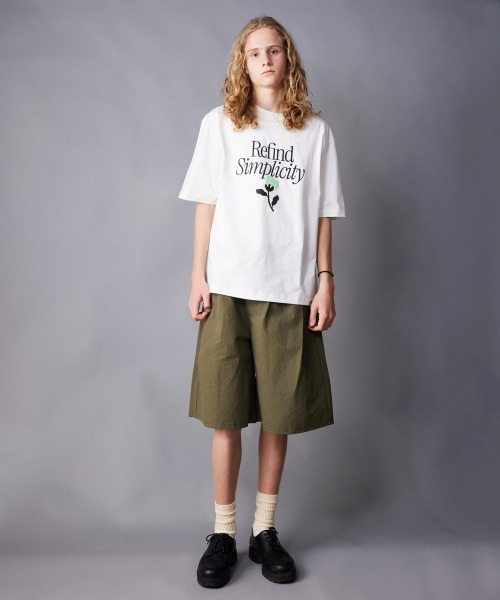 rehacer(レアセル)の「rehacer : Re-find Relax Fit T-shirt / リファインド リラックスフィットTシャツ(Tシャツ/カットソー・メンズ・ブラック/ホワイト・SMALL/MEDIUM/LARGE/X-LARGE)」の8枚目の写真