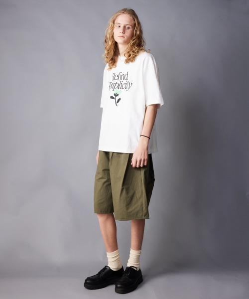 rehacer(レアセル)の「rehacer : Re-find Relax Fit T-shirt / リファインド リラックスフィットTシャツ(Tシャツ/カットソー・メンズ・ブラック/ホワイト・SMALL/MEDIUM/LARGE/X-LARGE)」の6枚目の写真