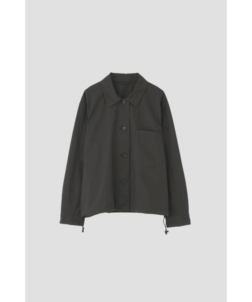 MARGARET HOWELL(マーガレットハウエル)の「FINE COTTON NYLON POPLIN(ブルゾン・レディース・グレー系その他/ブラック・1/2)」の14枚目の写真
