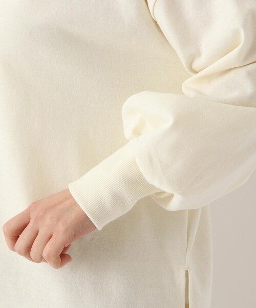 one'sterrace（ワンズテラス）の「リブハイネックプルオーバー（Tシャツ/カットソー・レディース・アイボリー系8・02）」の6枚目の写真