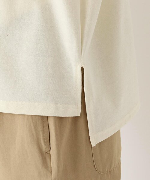 one'sterrace（ワンズテラス）の「リブハイネックプルオーバー（Tシャツ/カットソー・レディース・アイボリー系8・02）」の7枚目の写真