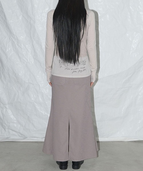 FANCY CLUB（ファンシークラブ）の「FANCY CLUB／カットアウトマーメイドスカート（スカート・レディース・ブラック/ブラウン・FREE）」の12枚目の写真