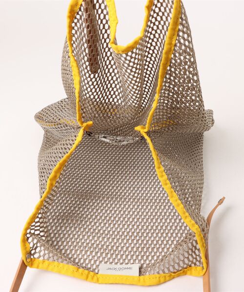 Jack Gomme(ジャックゴム)の「【JACK GOMME/ジャックゴム】トートバッグ メッシュバッグ FILET Filet(トートバッグ・レディース・ベージュ/ナチュラル・FREE)」の4枚目の写真