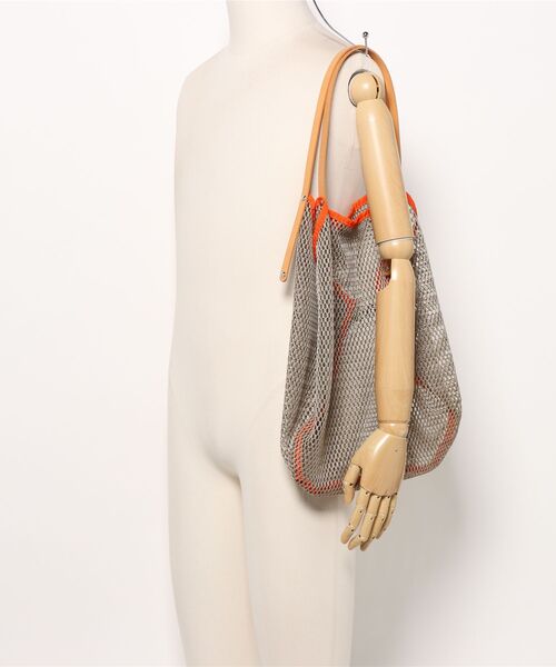 Jack Gomme(ジャックゴム)の「【JACK GOMME/ジャックゴム】トートバッグ メッシュバッグ FILET Filet(トートバッグ・レディース・ベージュ/ナチュラル・FREE)」の3枚目の写真