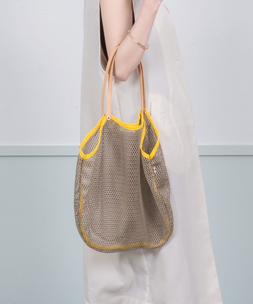 Jack Gomme(ジャックゴム)の「【JACK GOMME/ジャックゴム】トートバッグ メッシュバッグ FILET Filet(トートバッグ・レディース・ベージュ/ナチュラル・FREE)」の15枚目の写真