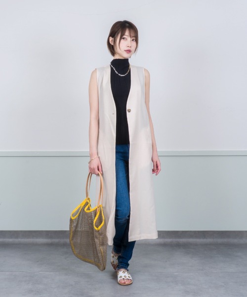 Jack Gomme(ジャックゴム)の「【JACK GOMME/ジャックゴム】トートバッグ メッシュバッグ FILET Filet(トートバッグ・レディース・ベージュ/ナチュラル・FREE)」の16枚目の写真