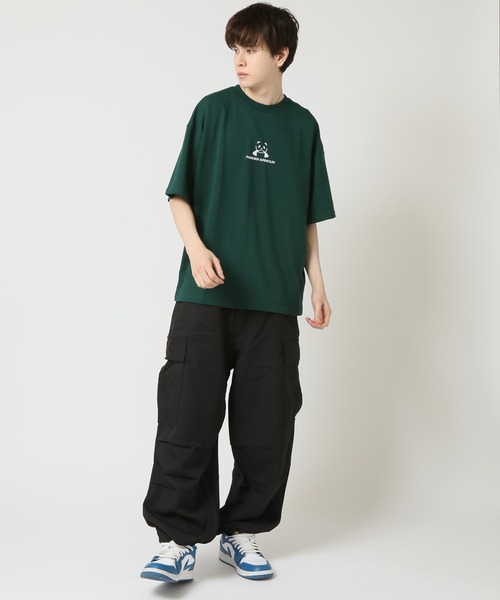 ARCADE（アーケード）の「ワイドシルエットカーゴパンツ（カーゴパンツ・メンズ・チャコールグレー/ブラック/カーキ/アイボリー・L/LL/M）」の8枚目の写真