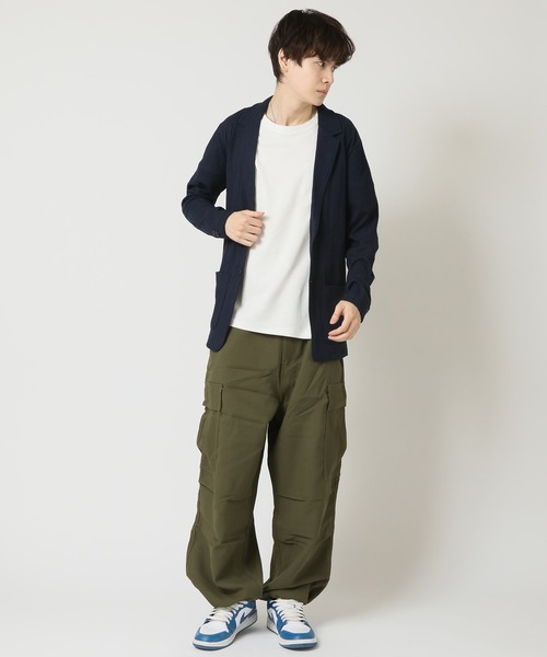 ARCADE（アーケード）の「ワイドシルエットカーゴパンツ（カーゴパンツ・メンズ・チャコールグレー/ブラック/カーキ/アイボリー・L/LL/M）」の13枚目の写真