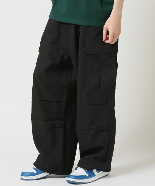 ARCADE（アーケード）の「ワイドシルエットカーゴパンツ（カーゴパンツ・メンズ・チャコールグレー/ブラック/カーキ/アイボリー・L/LL/M）」の7枚目の写真