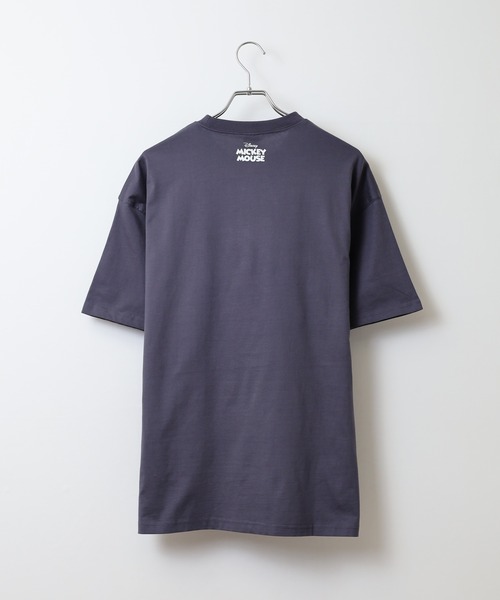 MICKEY MOUSE（ミッキーマウス）の「MICKEY MOUSE ミッキーマウス オーバーＴシャツ unisex（Tシャツ/カットソー・メンズ・チャコール/チャコールグレー/グレー系2/グレー系3/グレー系4/グレー系1・M/L/XL）」の9枚目の写真