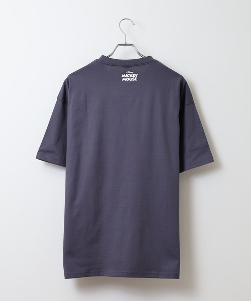 MICKEY MOUSE（ミッキーマウス）の「MICKEY MOUSE ミッキーマウス オーバーＴシャツ unisex（Tシャツ/カットソー・メンズ・チャコール/チャコールグレー/グレー系2/グレー系3/グレー系4/グレー系1・M/L/XL）」の16枚目の写真