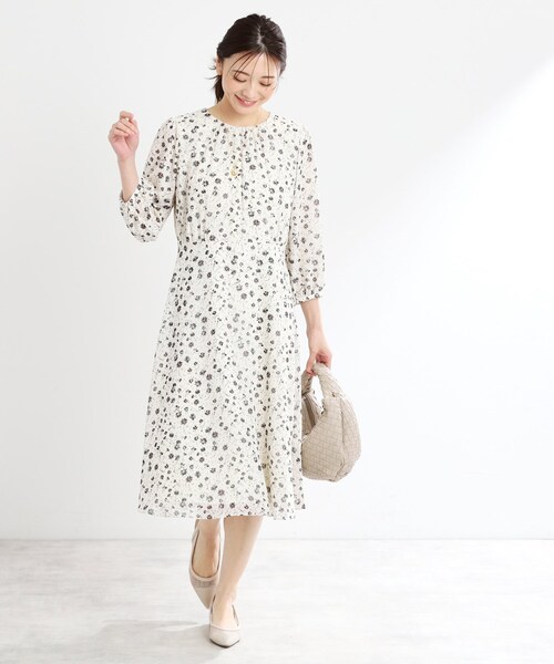 セール】【夏SALE／マシンウォッシュ可】フラワープリント