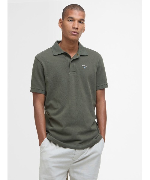Barbour(バブアー)の「Barbour ロゴ スポーツ ポロシャツ(ポロシャツ・メンズ・ダークネイビー/グリーン/ピンク/レッド/ホワイト/ブルー/ブラック/カーキ・SMALL/MEDIUM/LARGE)」の4枚目の写真