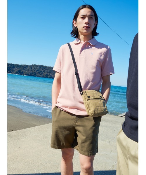 Barbour(バブアー)の「Barbour ロゴ スポーツ ポロシャツ(ポロシャツ・メンズ・ダークネイビー/グリーン/ピンク/レッド/ホワイト/ブルー/ブラック/カーキ・SMALL/MEDIUM/LARGE)」の7枚目の写真