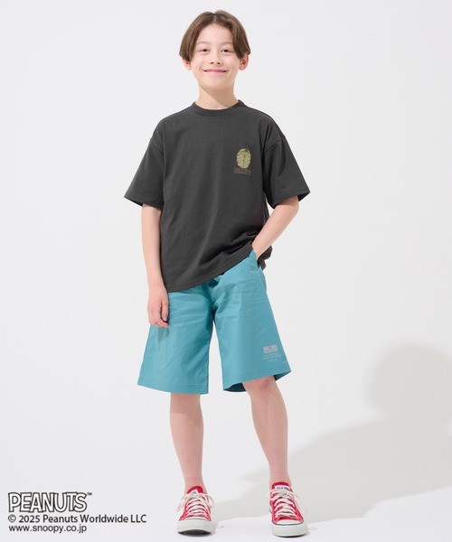 KRIFF MAYER Kid's Collection（クリフメイヤーキッズコレクション）の「【接触冷感・吸水速乾】スヌーピープリントT(寝袋)（Tシャツ/カットソー・キッズ・ブラック/オフホワイト/ブルー/レッド・120/130/140/150/160/170）」の8枚目の写真