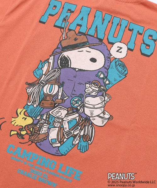 KRIFF MAYER Kid's Collection（クリフメイヤーキッズコレクション）の「【接触冷感・吸水速乾】スヌーピープリントT(寝袋)（Tシャツ/カットソー・キッズ・ブラック/オフホワイト/ブルー/レッド・120/130/140/150/160/170）」の9枚目の写真